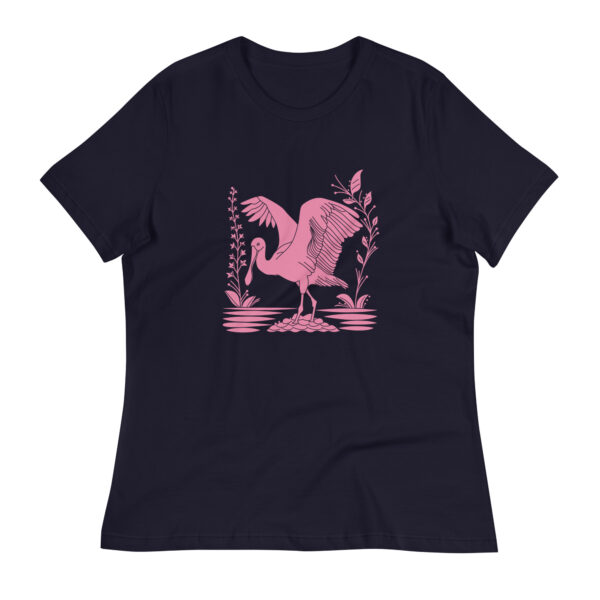 Women's Roseate Spoonbill Print Shirt