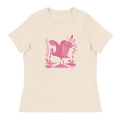 Women's Roseate Spoonbill Print Shirt - Image 19