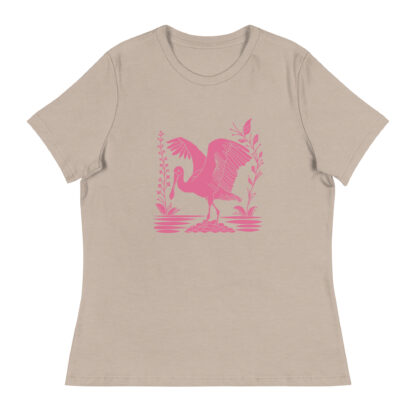 Women's Roseate Spoonbill Print Shirt - Image 28