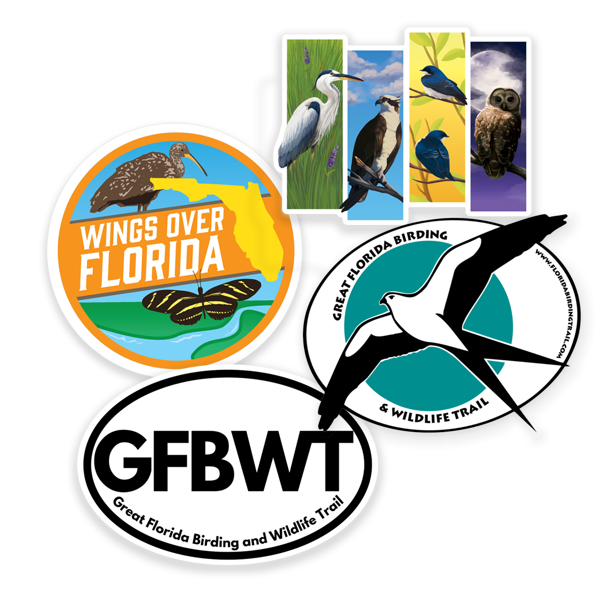 Florida Birding Trail stickers